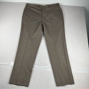 Brooks Brothers Brooksflex Madison Fit Dress Pants fits 37*30 light Brown Office